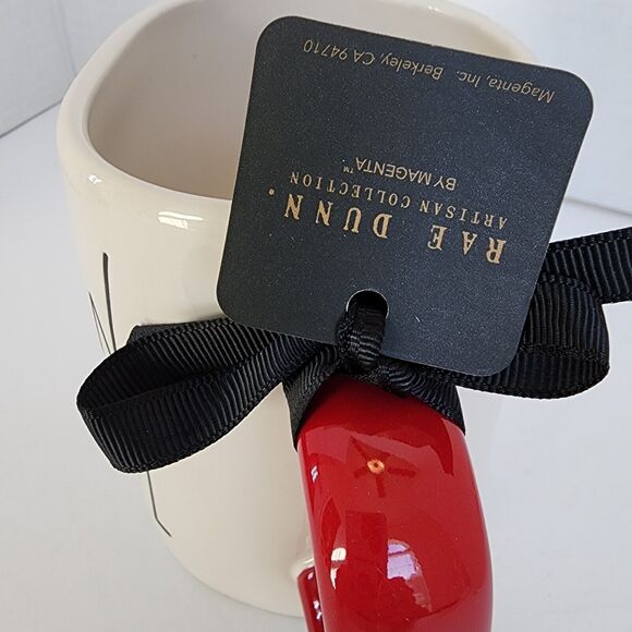 Rae Dunn Disney SNOW WHITE Mug Double Sided Red Handle Coffee Cup Artesian NWT - Picture 9 of 9